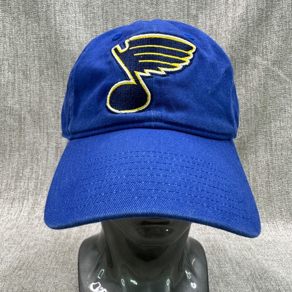St. Louis Blues Adidas Strapback Hat Bluenote Logo